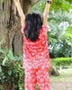 Black Lycra Blend Printed T-Shirt & Pant for Girls